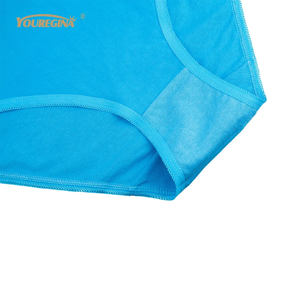 YOUREGINA Women Sexy Underwear Lace Sexy High Waist Panty Cotton Panties Boyshorts Underpants Plus Size Briefs 6 pcs/lot