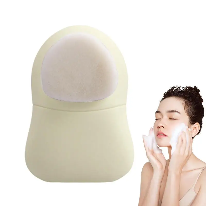 

Face Cleaning Massage Brushes Face Wash Brushes Double Side Silicone Face Deep Cleansing Brush Portable Face Skin Care Tool