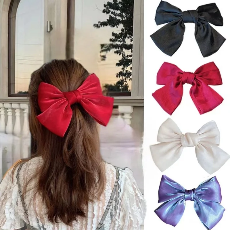Новинка 2022 модные милые банты для волос в стиле принцессы заколка девушек