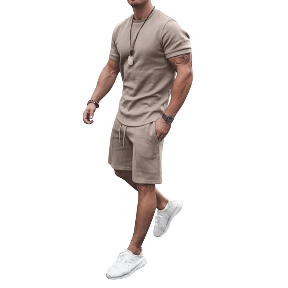 2022 Summer Men's Suit Sportswear Men's Suit Oversized Clothes 3D Printed T-shirt Shorts Sportswear Men's Fashion S