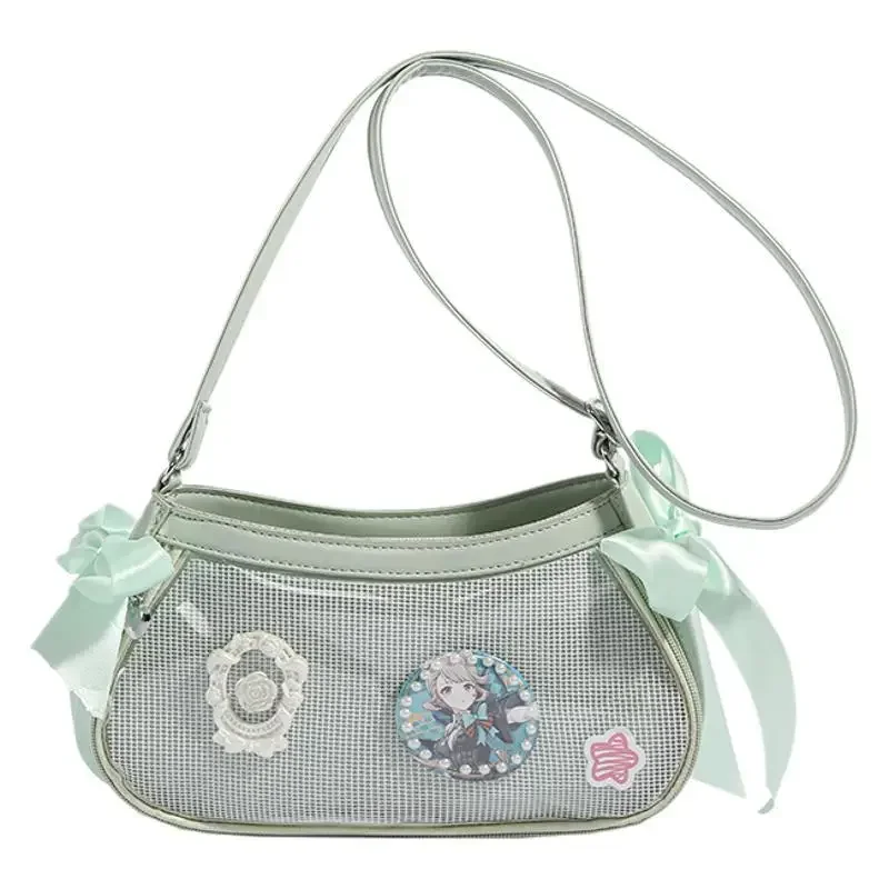 Ins на шнуровке с бантом Ita Bolsos Mujer японская кавайная сумка студенческие сумки