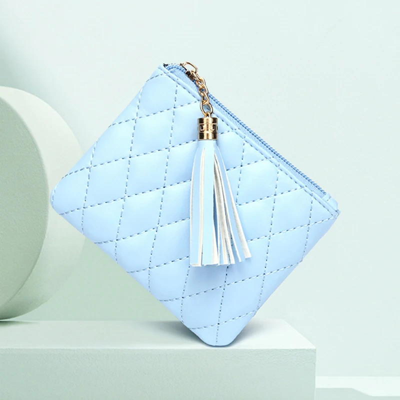 

Женский кошелек из искусственной кожи на молнии с алмазной вышивкой, женская сумка, кошелек для денег, монетница, кошелек на молнии, можно повесить