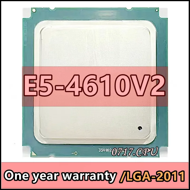 Флуоресцентный ресивер E5 4610V2, 2,3 ГГц, 8 ядер, 16 Мб, Smartcache, флуоресцентный ресивер V2, E5 4610 V2, FCLGA2011, 95 Вт, бесплатная доставка