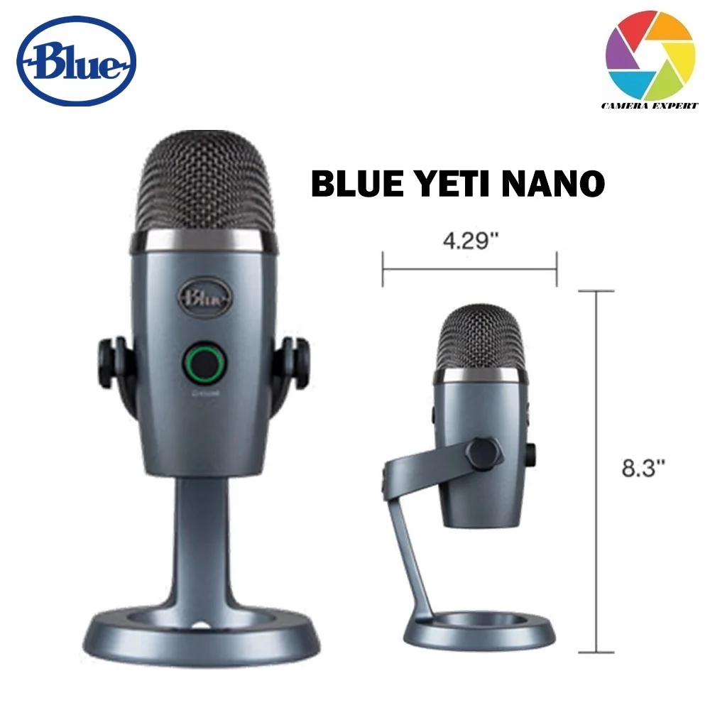 Микрофон Logitech Blue Yeti Nano USB игровой конденсаторный микрофон в прямом эфире с
