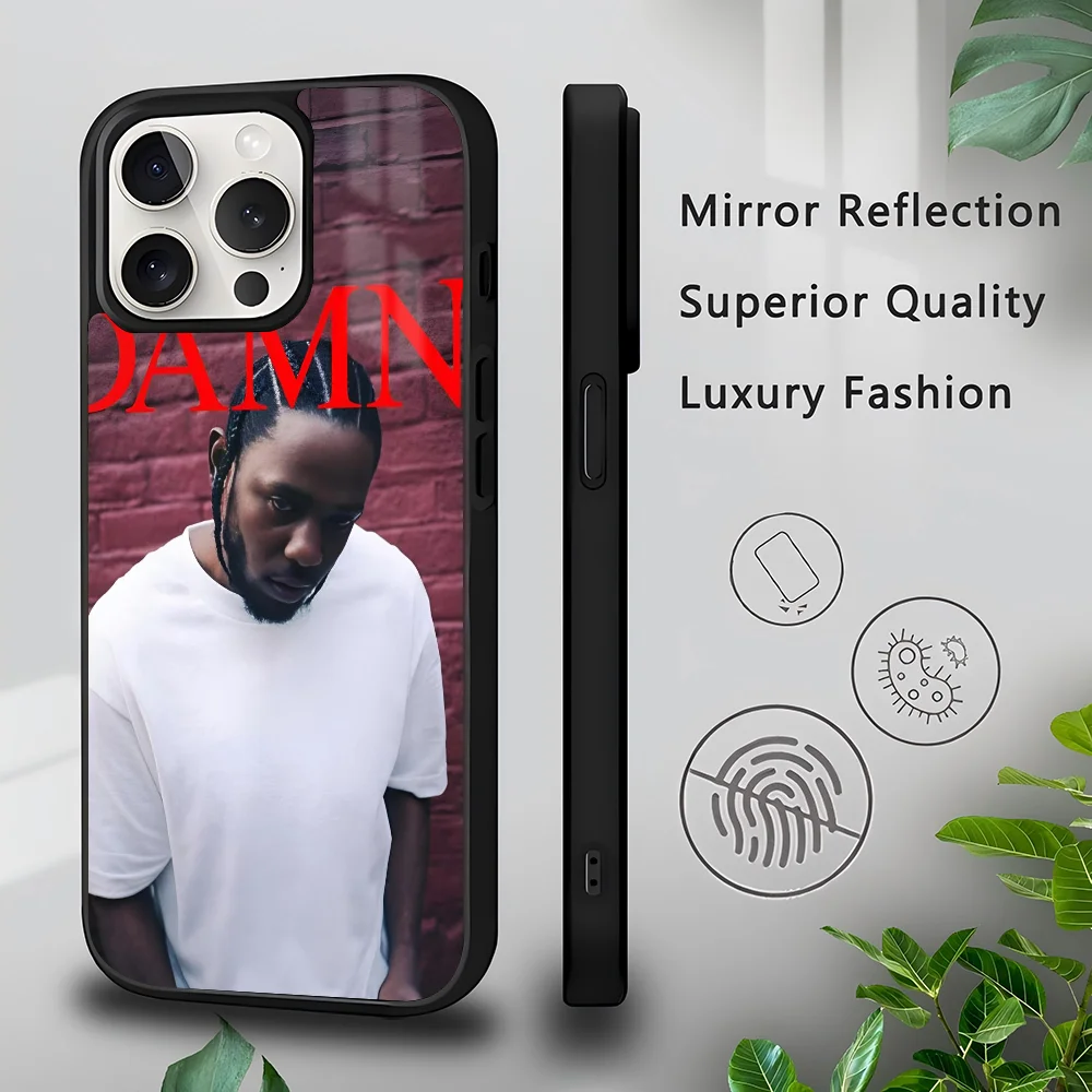 Чехол для телефона K-Kendrick L-Lamar Damn iPhone 16 15 14 13 Pro Max 11 Mini Alex Mirror Magsafe чехол беспроводной
