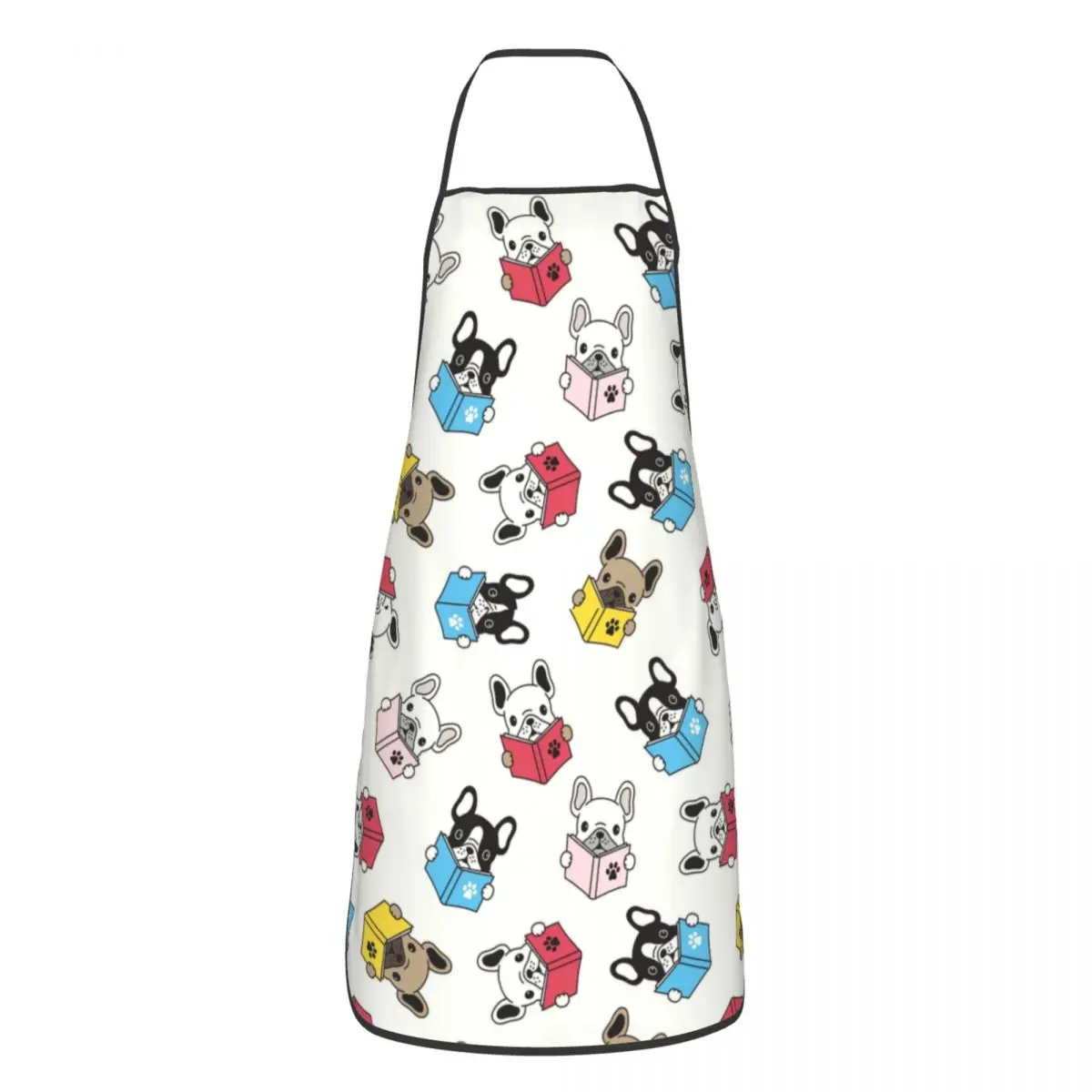 

Нагрудник с забавным французским бульдогом, фартуки для мужчин и женщин, унисекс, кухонный шеф-повар, французский, любимый фартук, кухня для ...