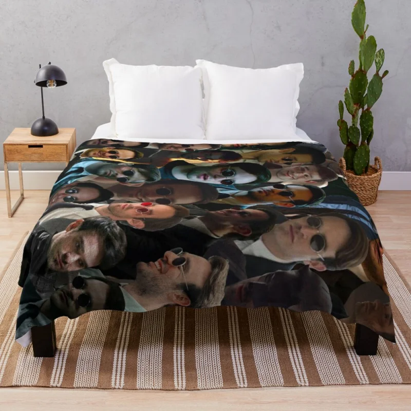 

Devil Dare Photo Collage Throw Blanket
