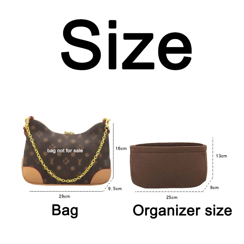 Фетровый кошелек цвет размер на заказ органайзер сумка внутренняя для BOULOGNE Monogram