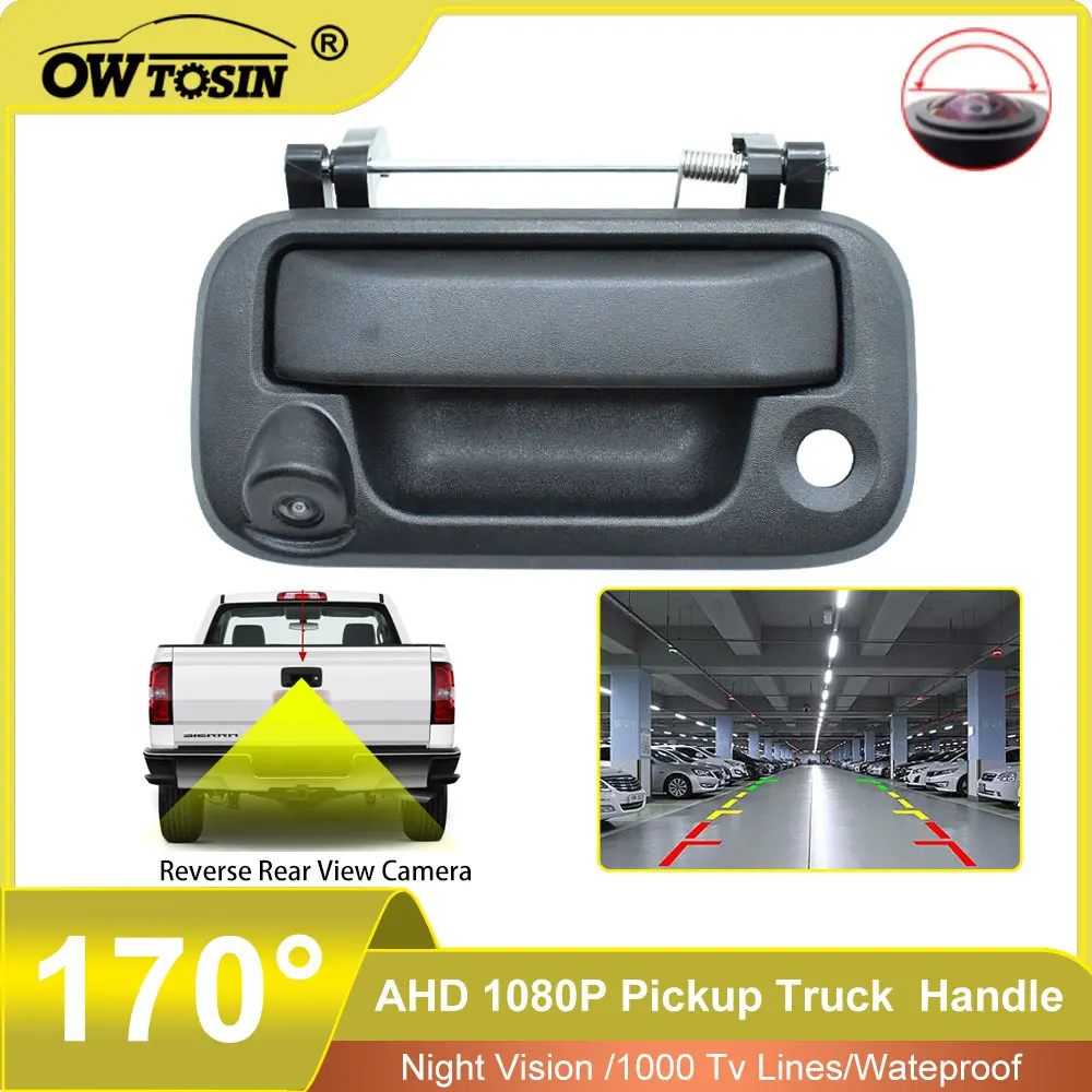 AHD 1920x1080P 170 ° Автомобильный пикап ручка багажника камера заднего вида для Ford F150 F250