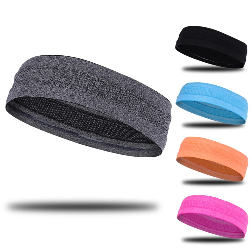 

Stretch Sports Yoga Headband Sweat Sweatband Running Fitness Headbands Unisex Yoga Hair Band Elastic Head Band Sport Headband