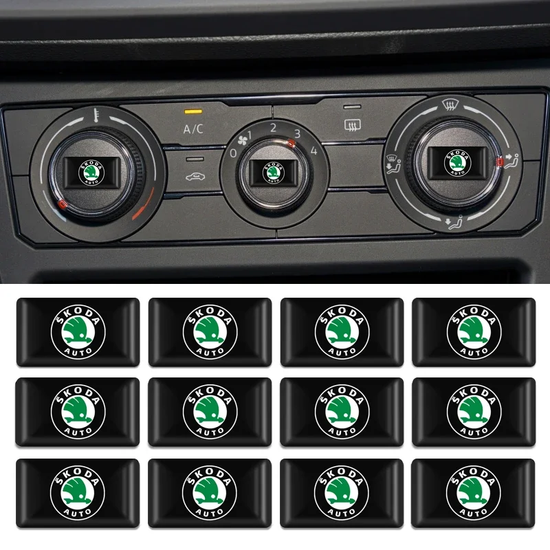 Декоративная наклейка на руль автомобиля аксессуары для Skoda Octavia Fabia Rapid Superb Kodiaq