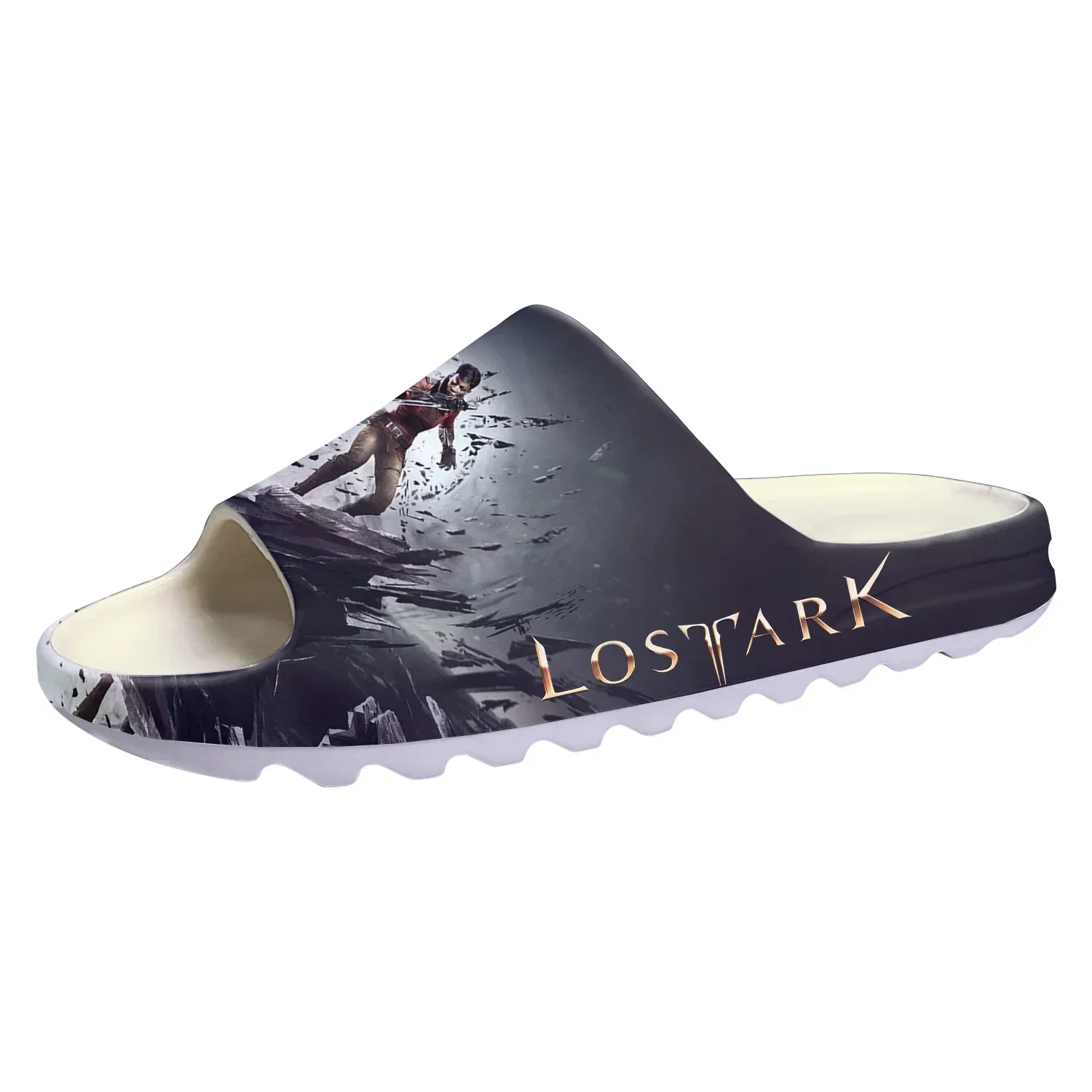 Фото Мягкие тапочки L-Losts A-Ark с индивидуальным дизайном, популярные мультяшные игровые персонажи, для мужчин, женщин и подростков, домашние сабо, модные индивидуальные водонепроницаемые сандалии №2