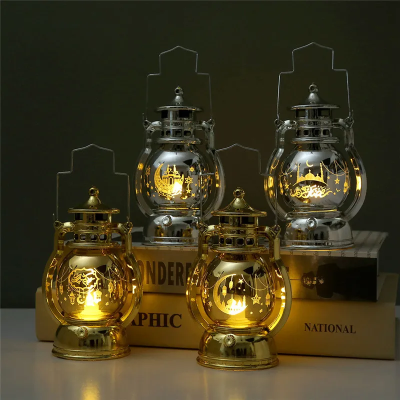 

2023 Eid Mubarak Ornaments LED Lantern Light Ramadan Decorations 2023 Islamic Muslim Party Decor Ramadan Kareem EID Al Adha Gift