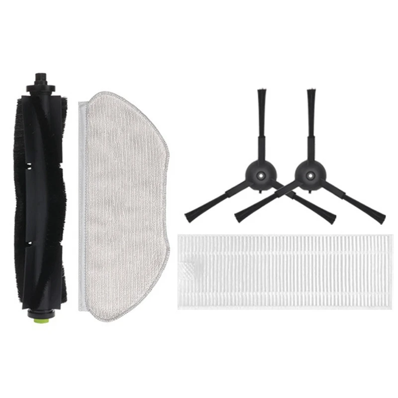 

5 шт., моющаяся основная боковая щетка с HEPA-фильтром