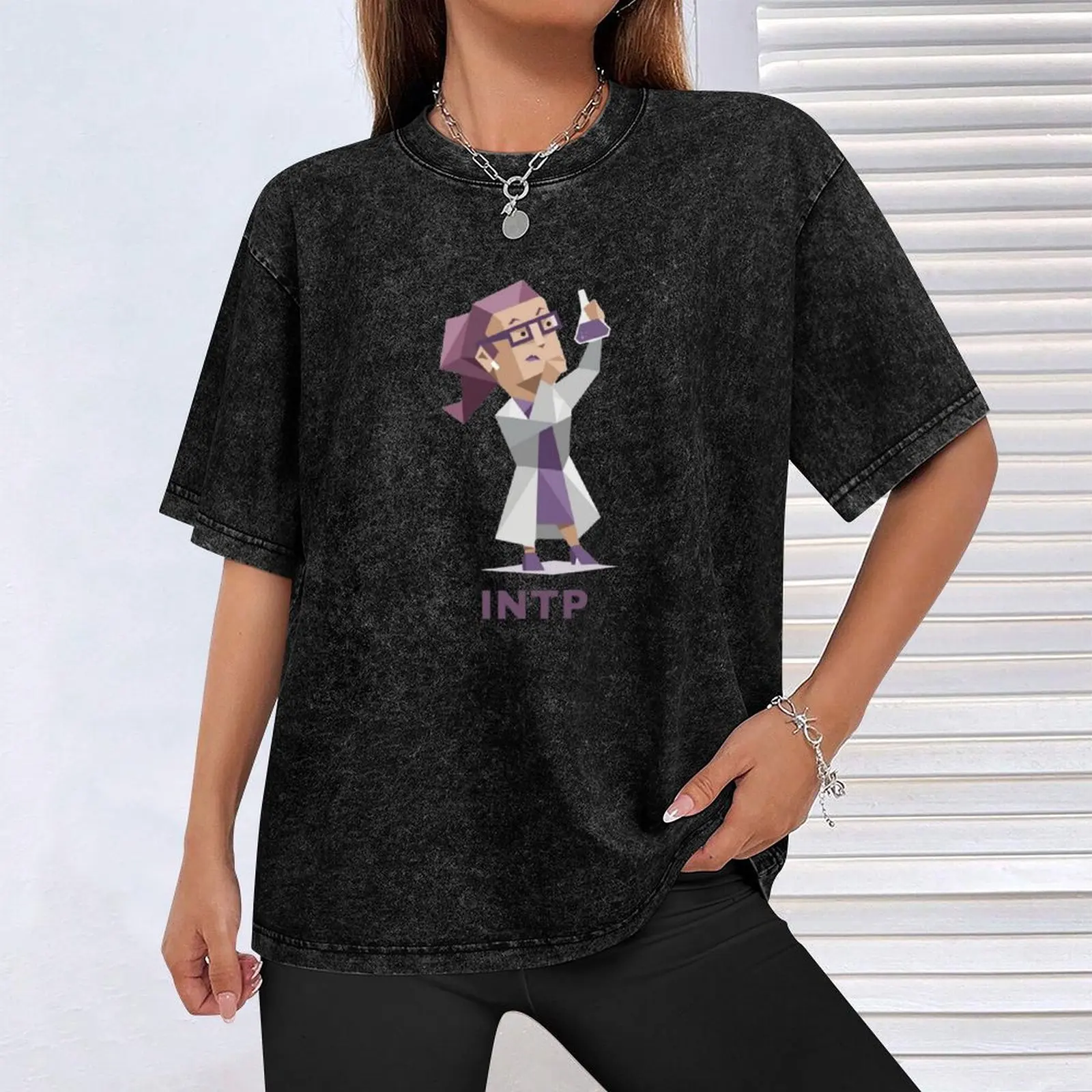 INTP MBTI футболка кавайная одежда футболки с рисунком милые топы больших размеров