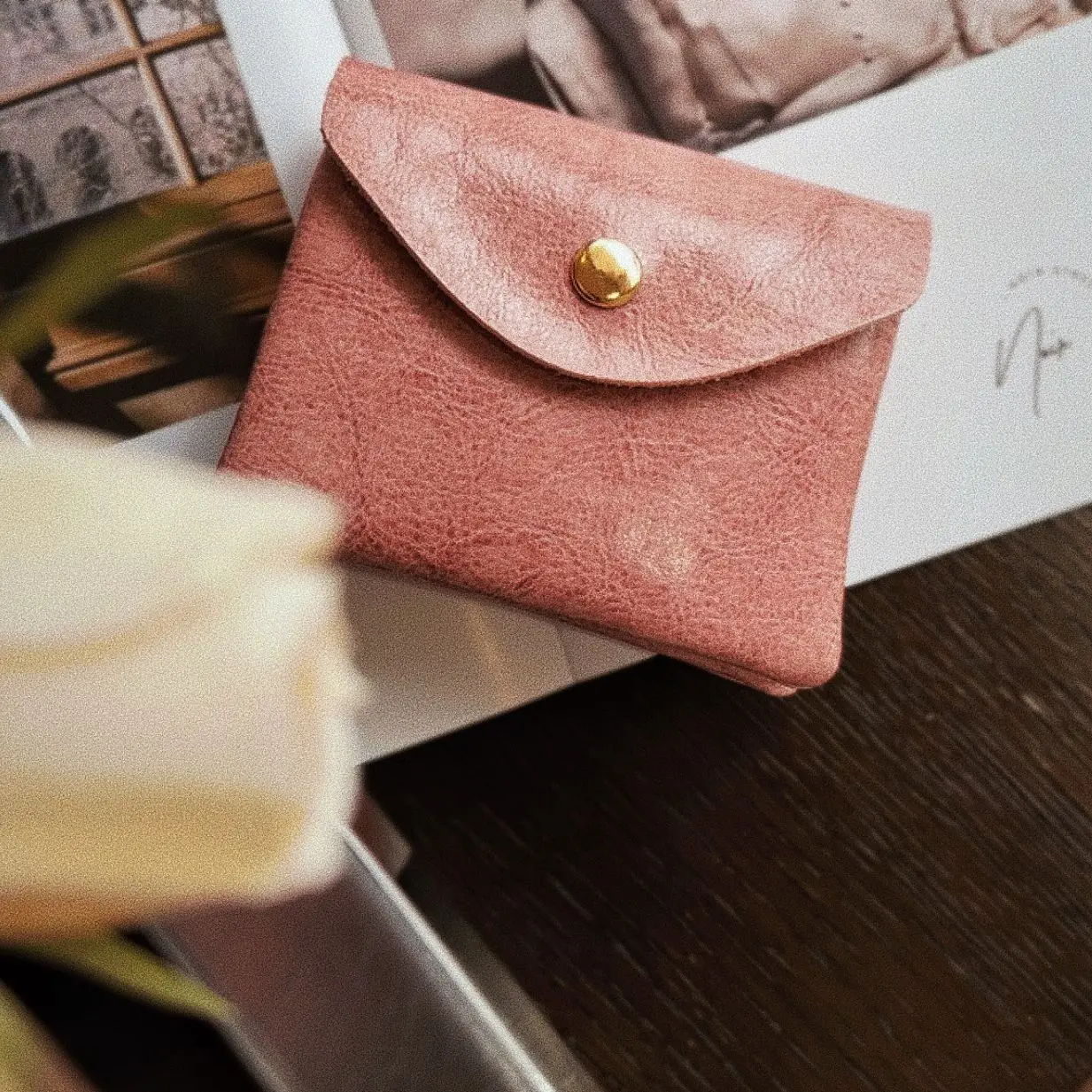 2023 New Double layered Red Bag Ladies Bag Women's Bag Lightweight Headphone Bag Temperament Key Bag