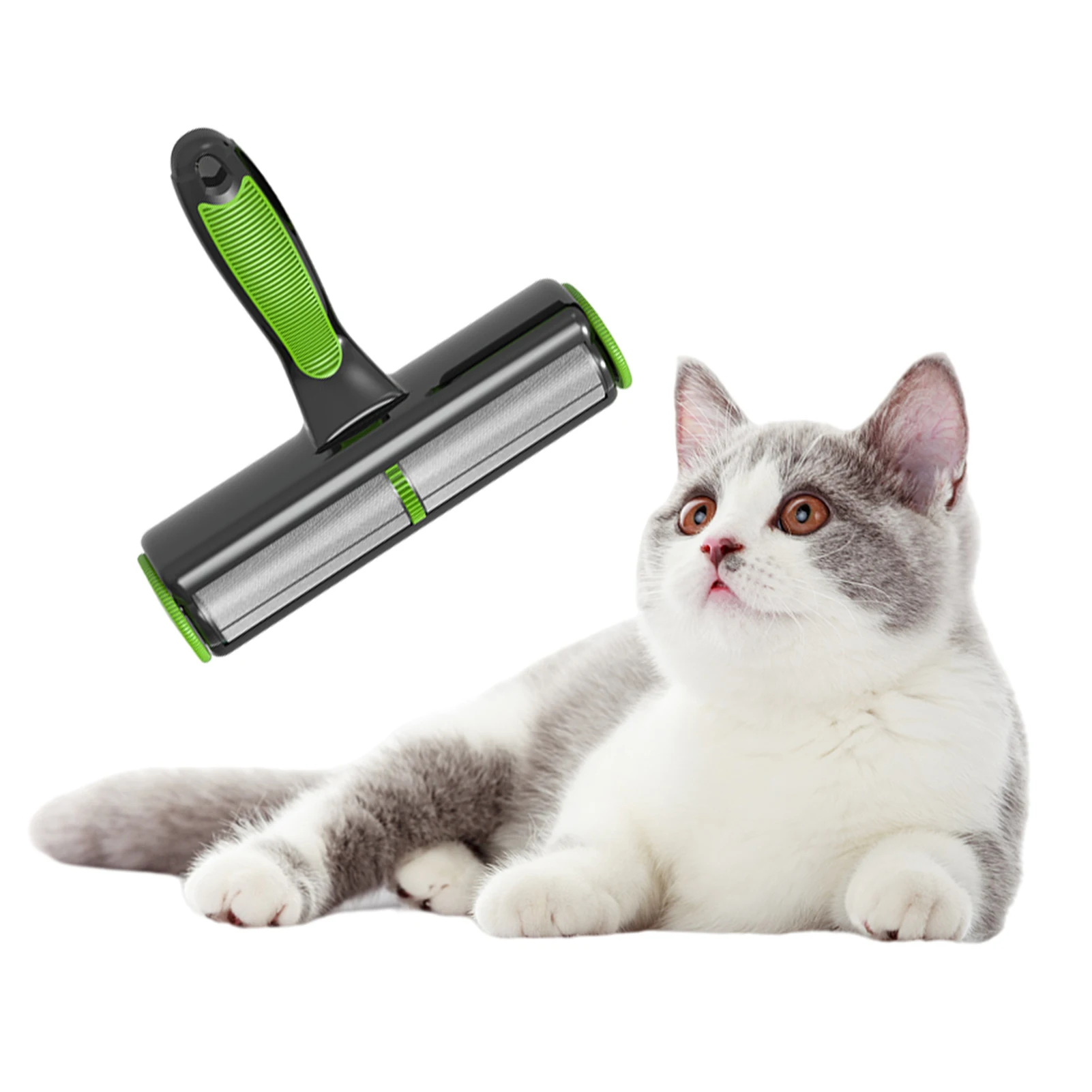 

Самоочищающийся ролик для выжимания ворса, многоразовый прибор для удаления шерсти домашних животных в мебели, не требующий липкой ленты, т...