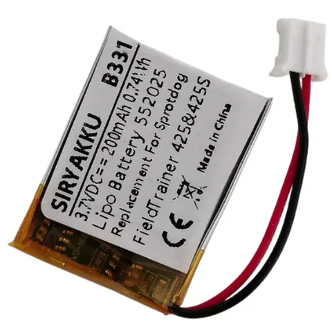 3,7 V 200mAh запасная батарея для SportDOG FieldTrainer 425 SD-425S FT-125 FT-125W передатчики, SR-225