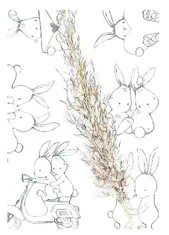 

Easter Two Rabbits Stamps And Dies New Arrival 2022 Scrapbook Diary Decoration Stencil Embossing Template Diy Greeting Card