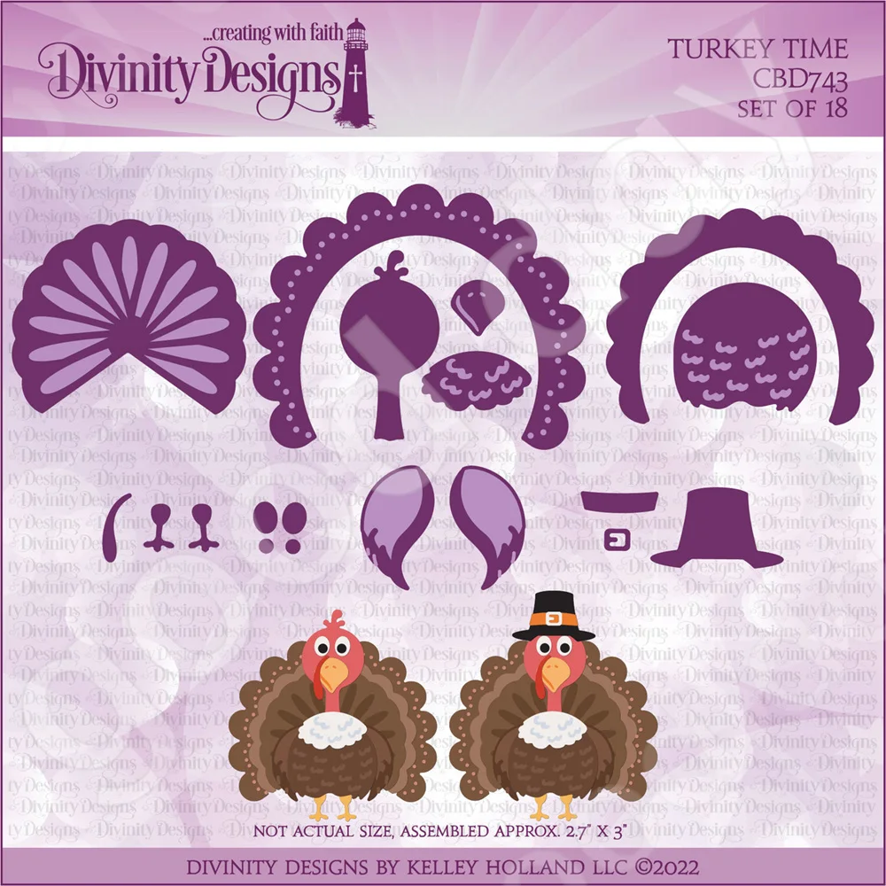 

New Arrival Turkey Time Metal Cutting Dies Scrapbook Diary Decoration Embossing Template Diy Greeting Card Handmade Hot Sale