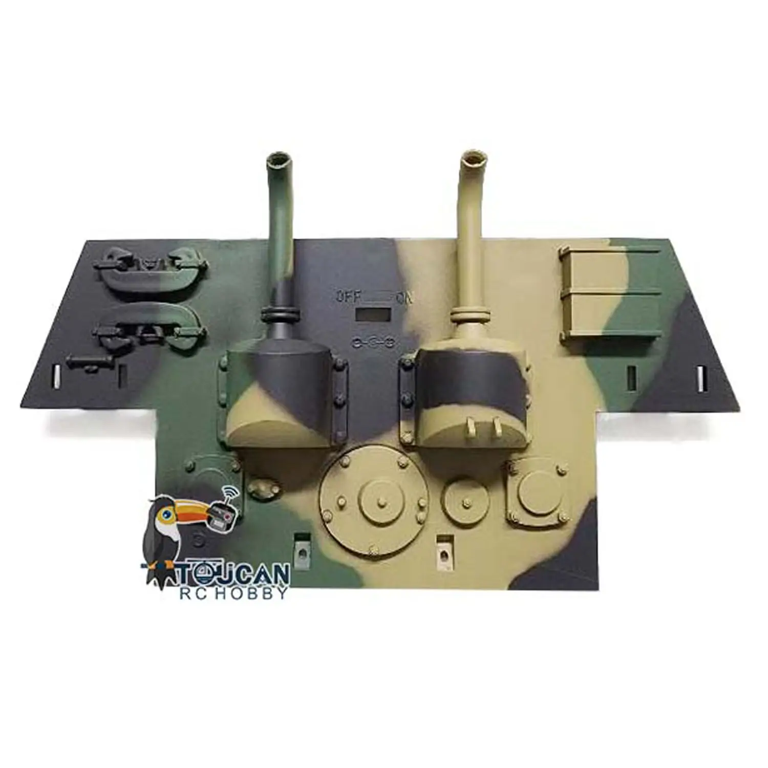 

HENG LONG Spare Parts 1/16 Scale Henschel King Tiger RC Tank Toucan 3888A Plastic Rear Plate Panel TH00397-SMT8