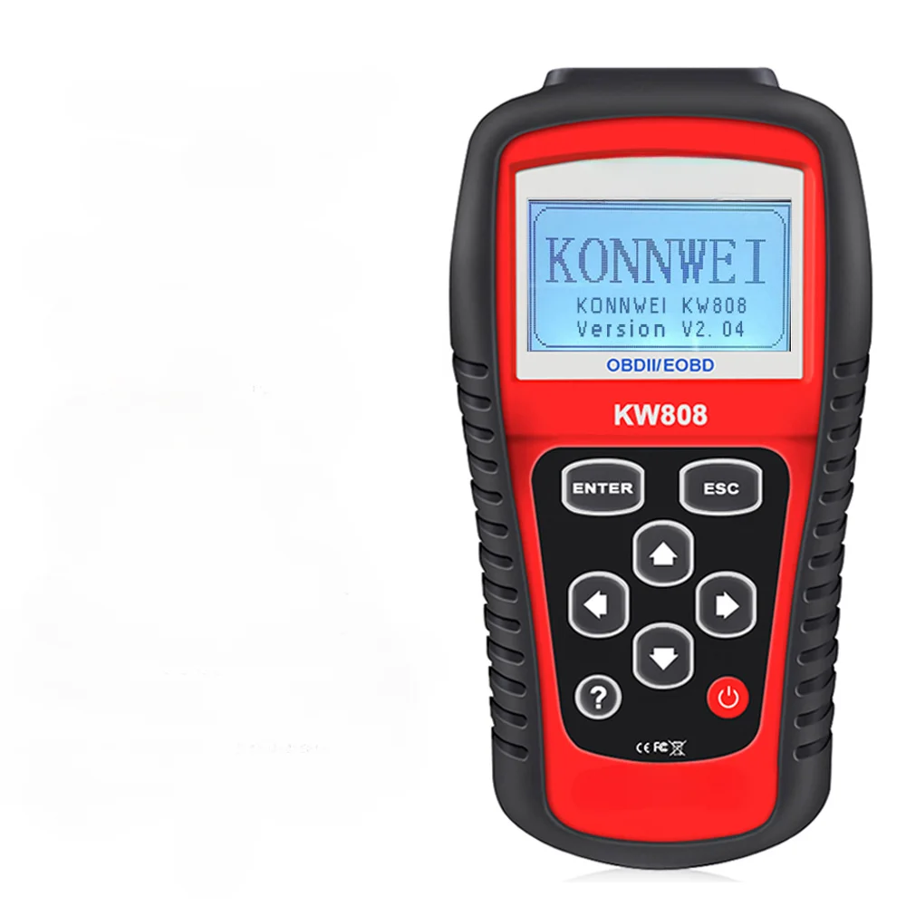 Сканер KONNWEI KW808 для диагностики двигателя OBD2 EOBD CAN
