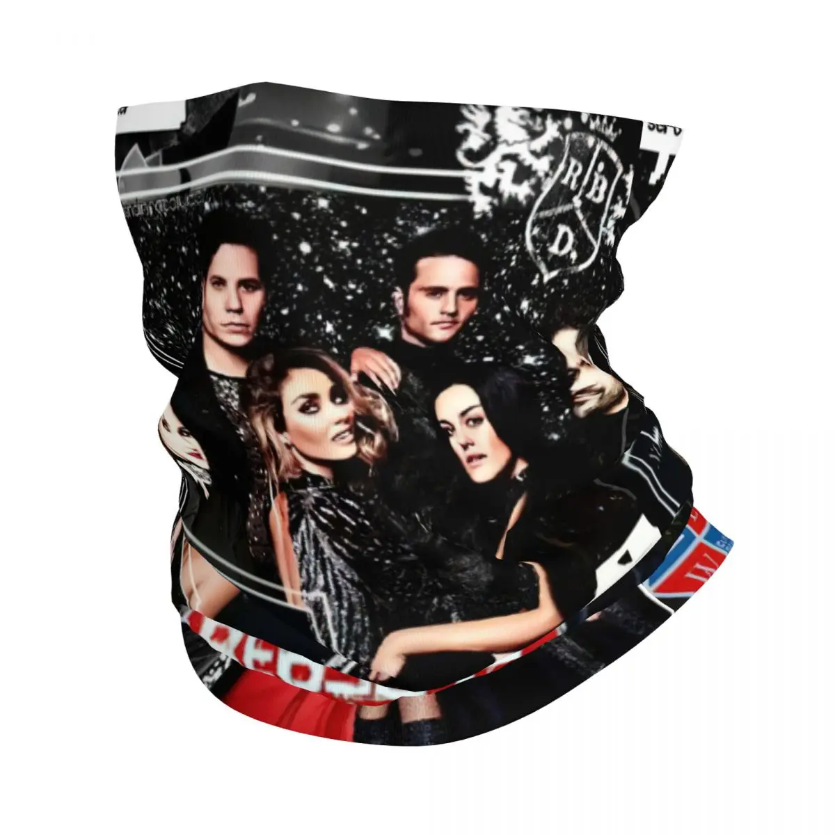 

Бандана для мексиканского коллажа Rebel, шарф с принтом RBD, многофункциональный шарф для езды на велосипеде, унисекс, ветрозащитный шарф для взрослых