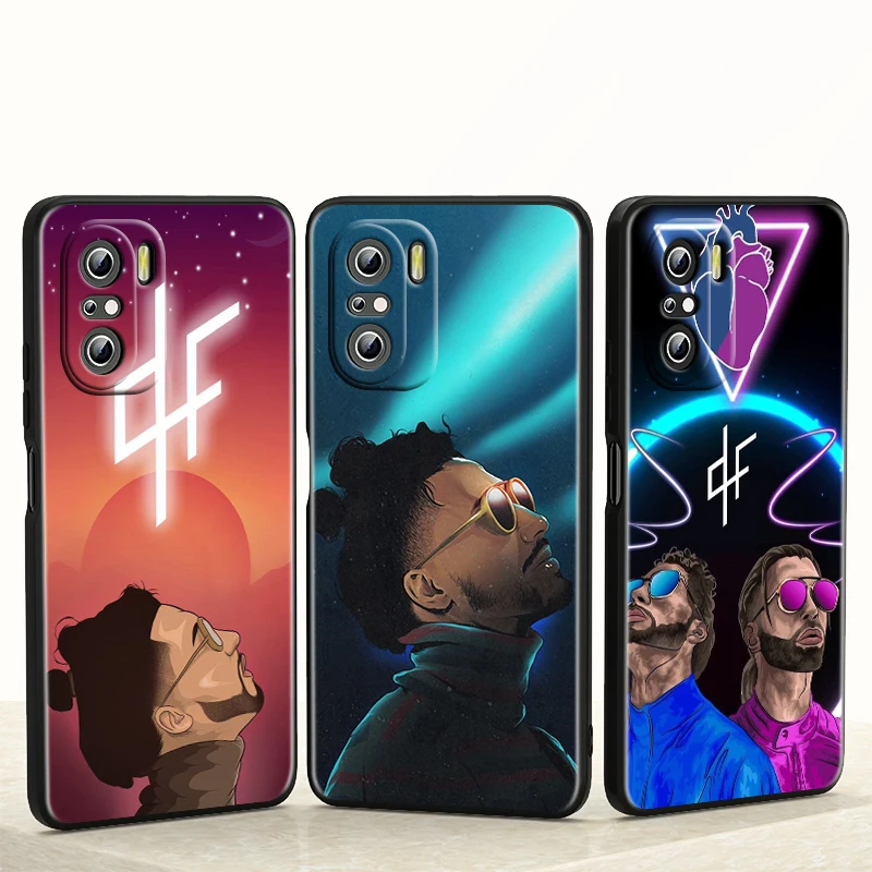 

PNL QLF Rapper Singerjpg For Redmi 10 K40 K30 Ultra Pro Gaming 9T 9AT 9A 9C 10X Pro 10X GO Soft Black phone Case Cover