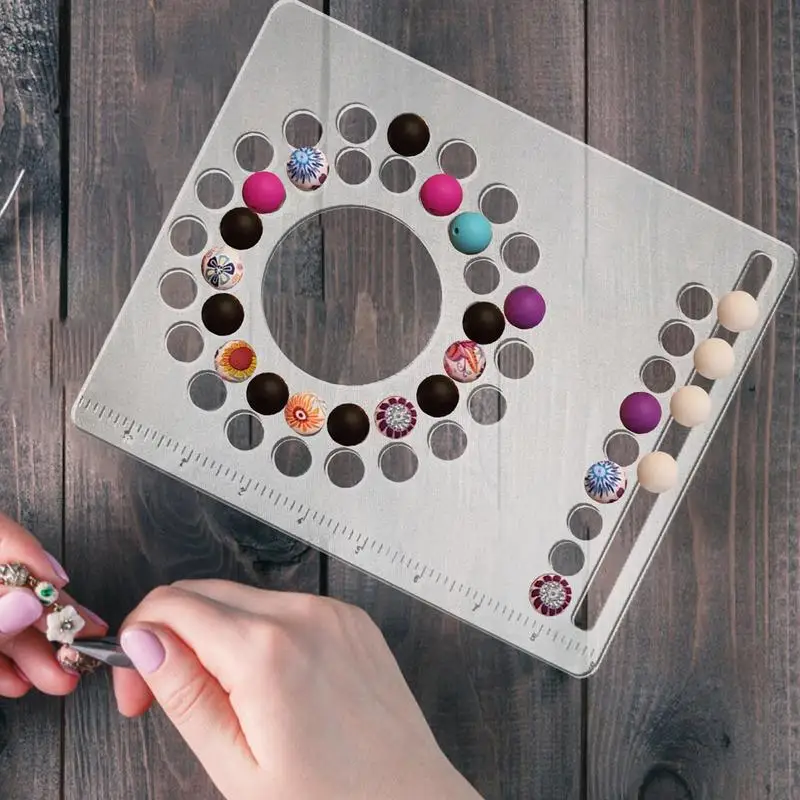 Доска для бусин изготовления ювелирных изделий поднос бисероплетения