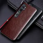 Роскошный чехол из искусственной кожи для Xiaomi Mi Note 10 Pro Lite с деловым однотонным дизайном, чехол для телефона Xiaomi mi note 10 pro