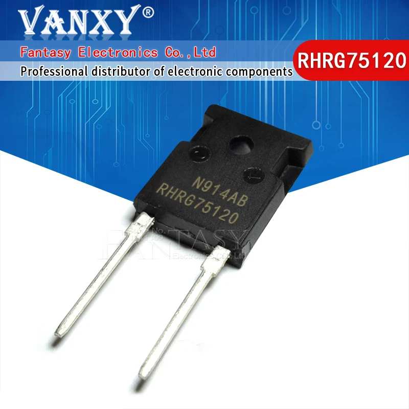 5 шт RHRG75120 TO247-2 75A 1200V RHRG30120 RHRG7560 RHRG5060 RHRG3060 RHRG1560