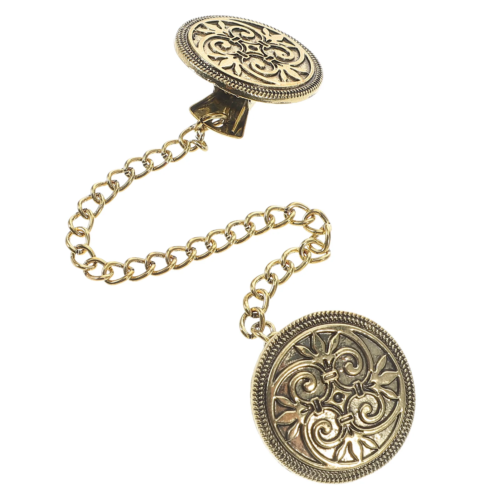 Винтажный свитер зажимы-цепочки для шали держатели воротника кардигана