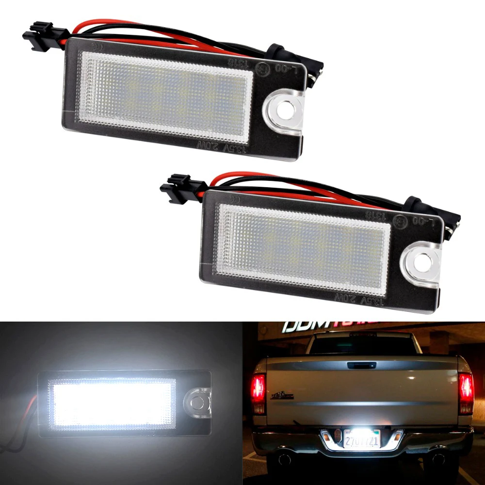 

2pcs For VOLVO V70 CX70 S60 S80 XC90 XC 70 XC 90 Canbus LED Car Number License Plate Lights Lamp Accessories