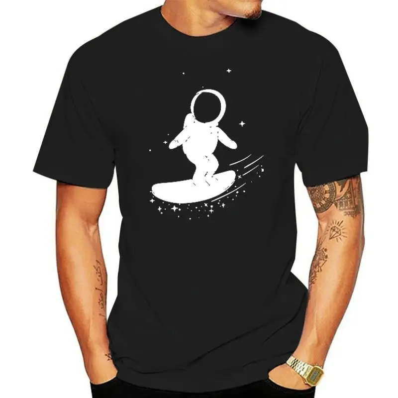 

Summer men's t shirt 100% cotton short sleeve Space skateboard printing loose cool men T shirt casual design male t shirt tops