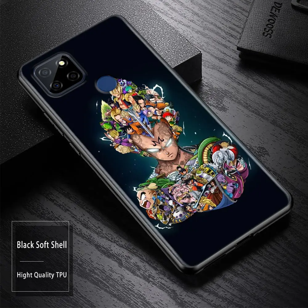 phone case for oppo a3s a5s a9 a15 a31 a63 a54 a52 find x2 reno 3 4 5 6 pro 5g silicone back cover anime goku dragon ball z free global shipping