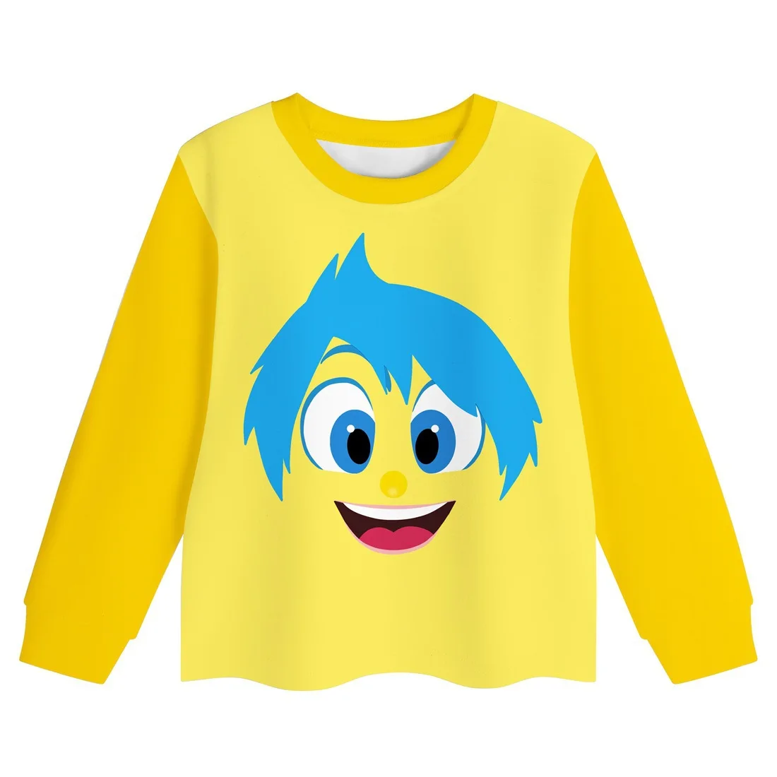 Детские пижамы с длинными рукавами Inside Out 2 новые осенние героями мультфильмов