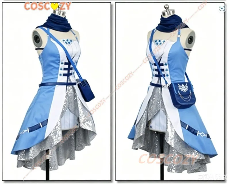 Фото Костюм для косплея Uma Musume Pretty Derby Super Creek, парик, уши, хвост, реквизит для взрослых на Хэллоуин и Рождество №5