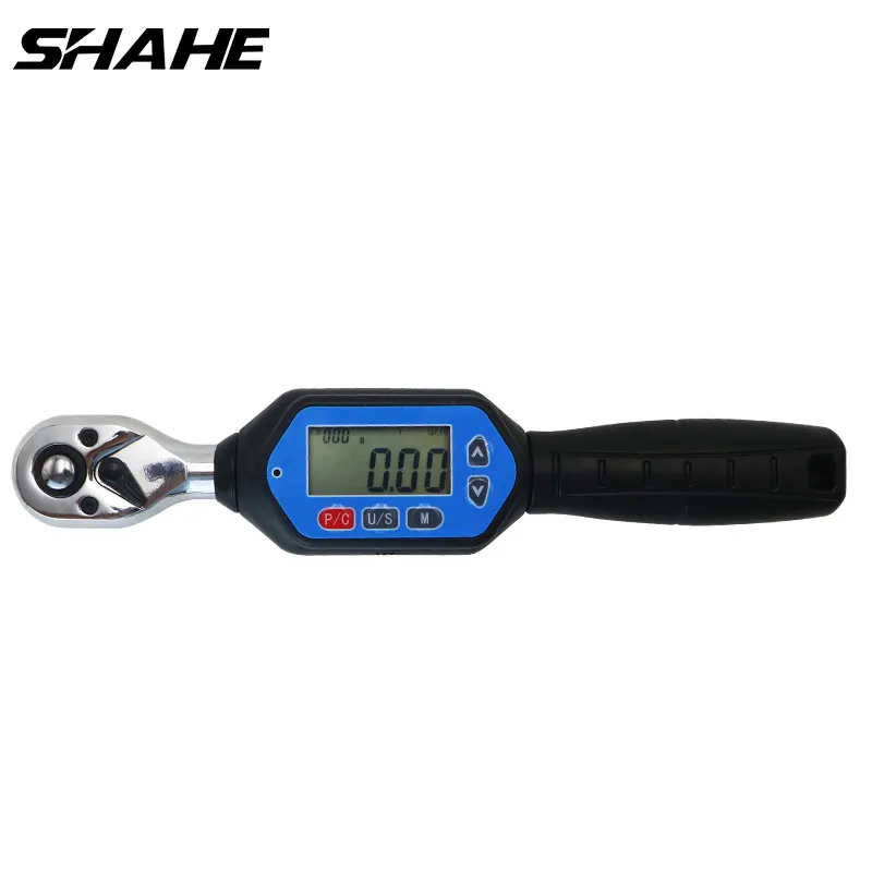 

Shahe Mini Torque Wrench 1/4" 3/8" 1/2" Portable Wrench Bidirectional ratchet head Torque Wrench Digital Hand Tools AWM