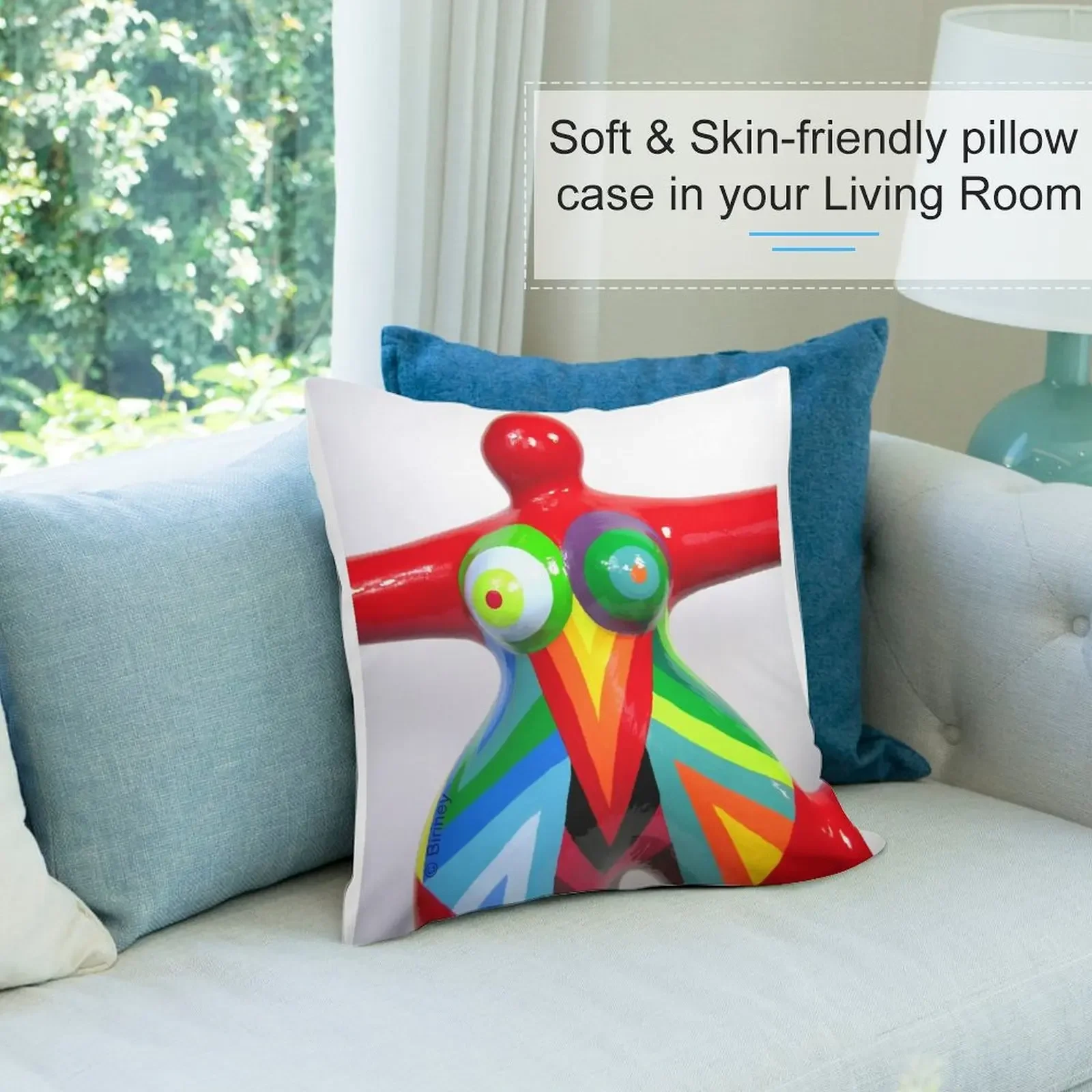 Red Nana Biriney — от Ники де Святого Палле авторский дизайн Biriney. Осенняя наволочка.