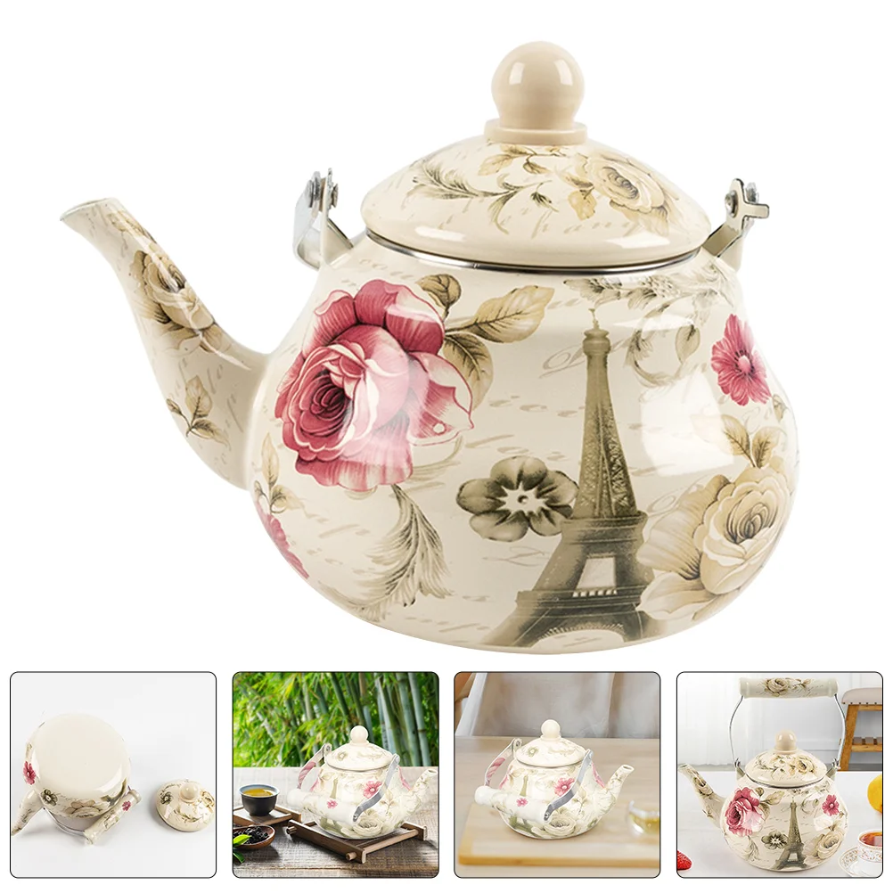 

Kettle Stovetop Water Kettle Large-capacity Teapot Cold Boiling Water Kettle Flat Bottom Teakettle for House Kitchen Use Tea