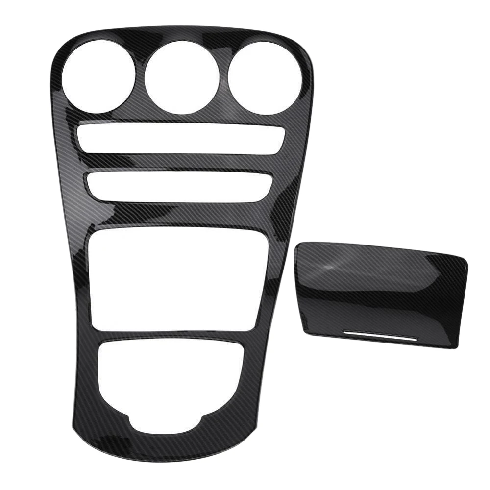 

Abs Center Console Panel Decoration Cover Trim 2Pcs For C Class W205/Glc X2
