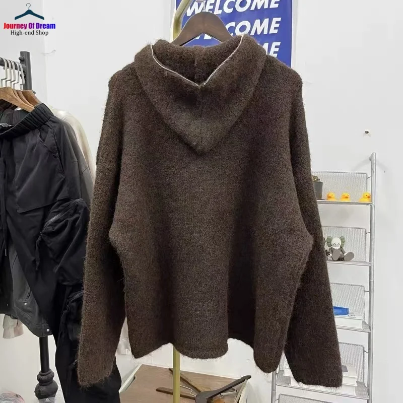 Мужской и женский кардиган высшего качества с полной молнией Our Legacy из мохера