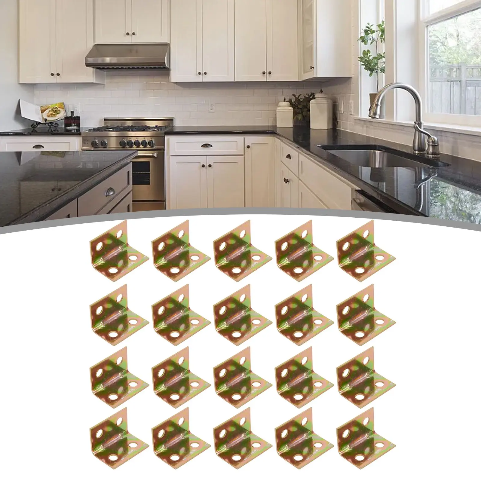 20 шт. угловой кронштейн 90-градусный шкаф из нержавеющей стали угловая скоба