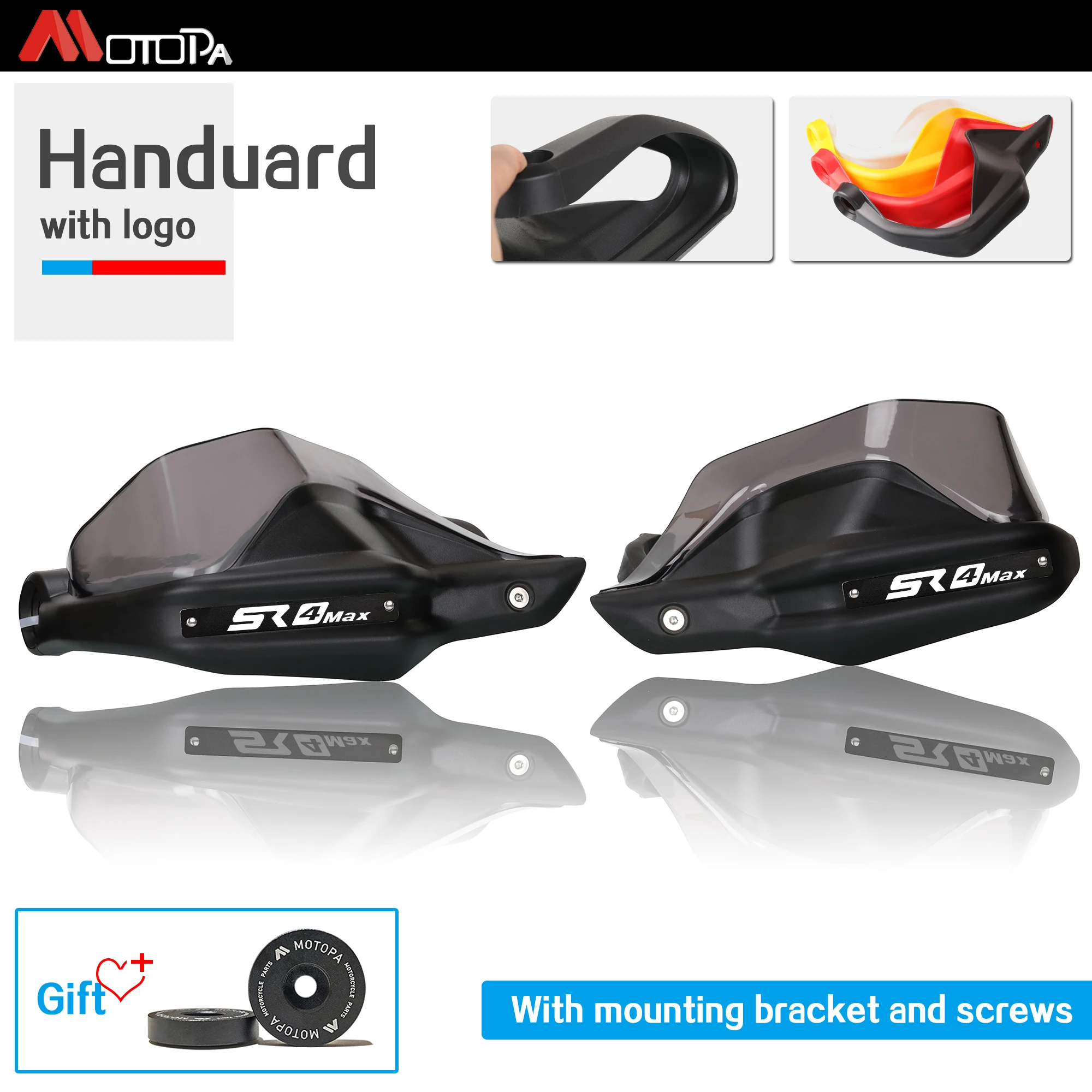 

С логотипом SR4MAX, мотоциклетные поручни, защита рук, защита для Loncin VOGE SR4 MAX SR4MAX 2022-2025