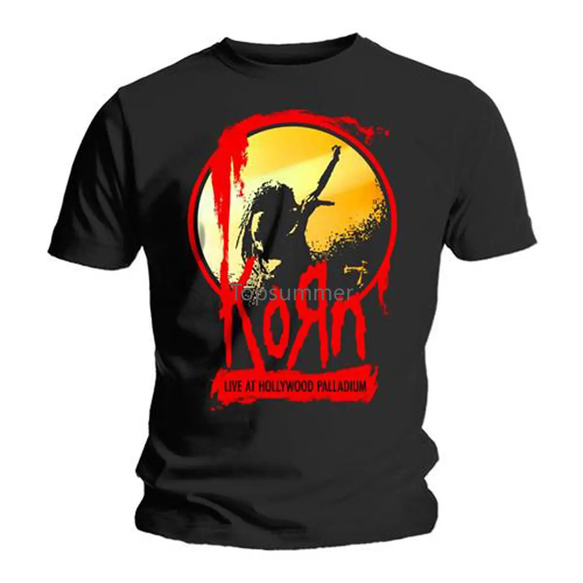 

Korn Jonathan Davis Live Microphone Nu Metal Tee T-Shirt Mens 2018 New Men T Shirt Top Tee 2018 Fashion