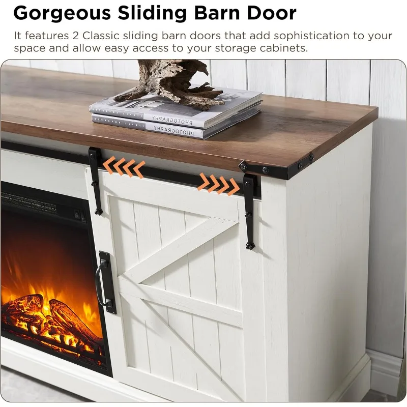 Электрическая подставка для телевизора в фермерском доме с диагональю 65 дюймов