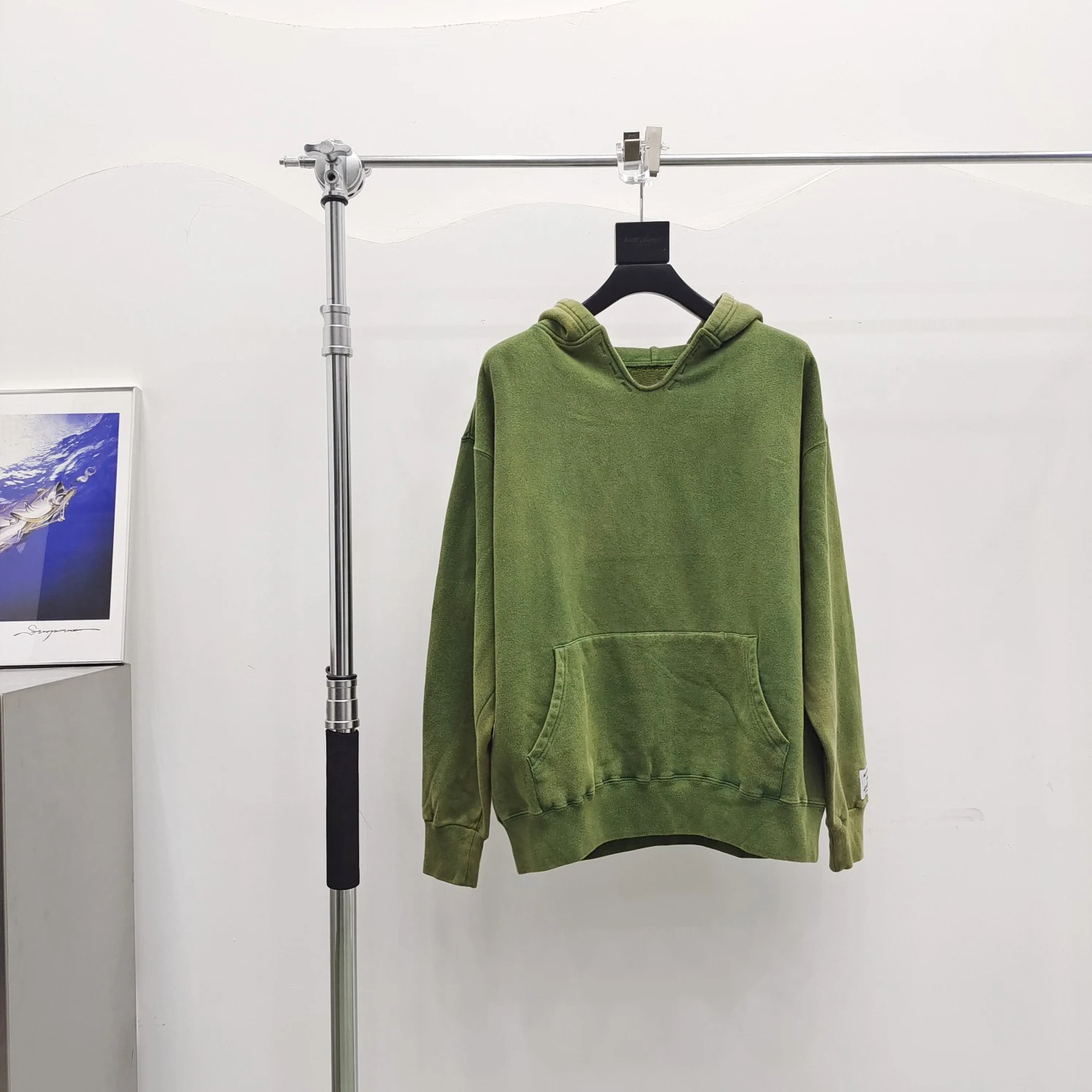

ZXDFTR GD 23FW осенне-зимняя мужская уличная винтажная готовая одежда, потертая старая Толстовка Оверсайз