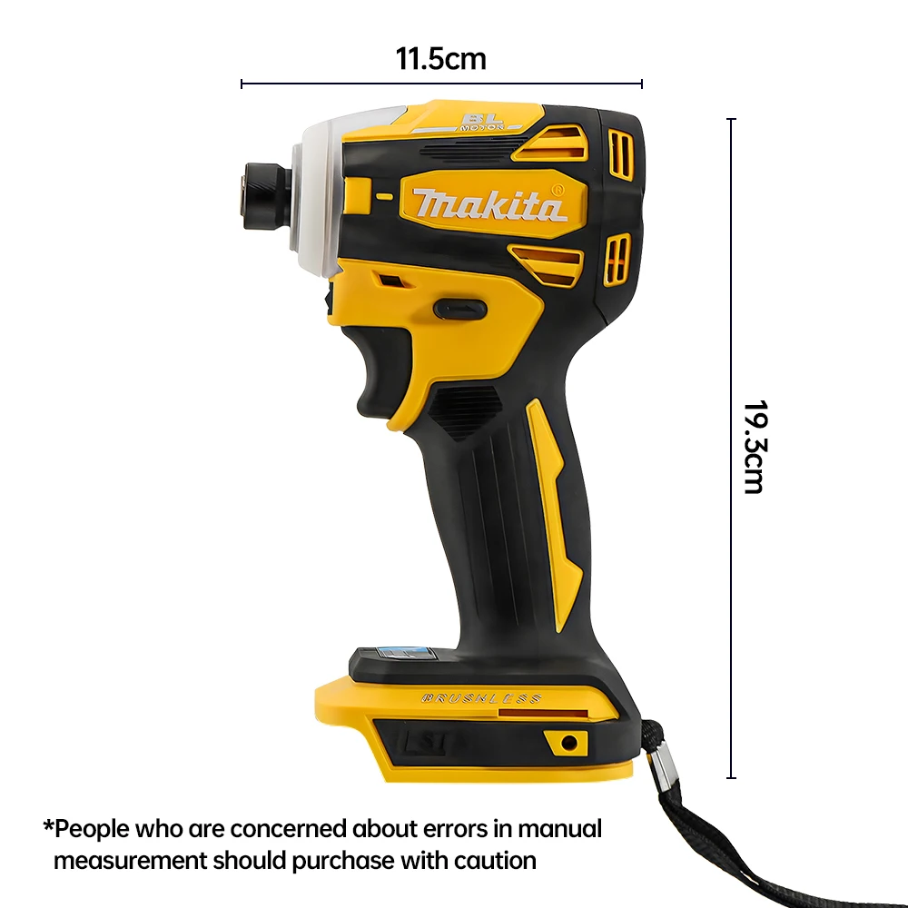 Makita DTD172 Бесщеточный ударный шуруповерт Перезаряжаемая беспроводная