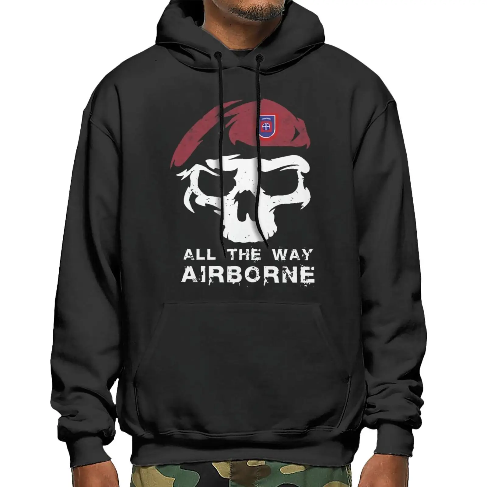 

Army 82Nd Airborne All Skull Maroon Hoodie Essentials Hoodie Hoodies For Men Anime Sweatshirt Clothing Men Clothing Man Hoodie
