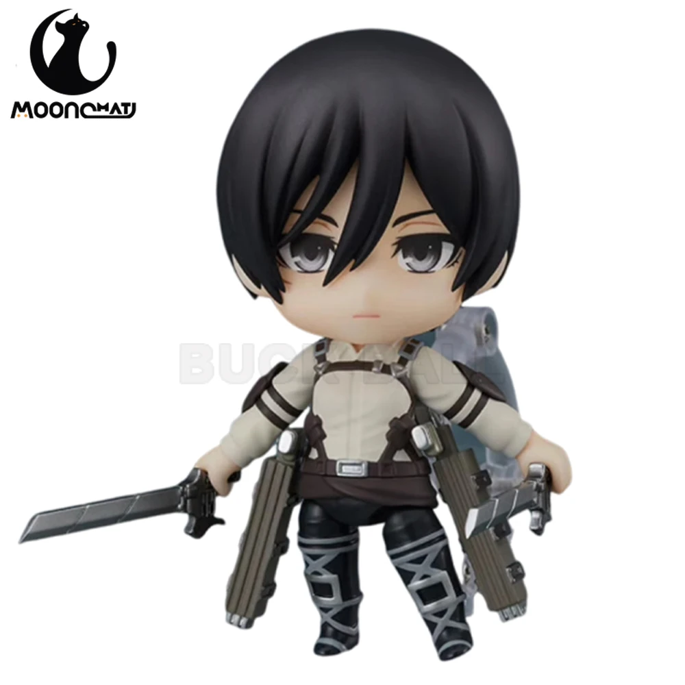 

10cm Attack On Titan Anime Figure 2001# Ackerman Figurine PVC Statue Model Kawaii Doll Desktop Ornament Kid Toy Birthday Gift